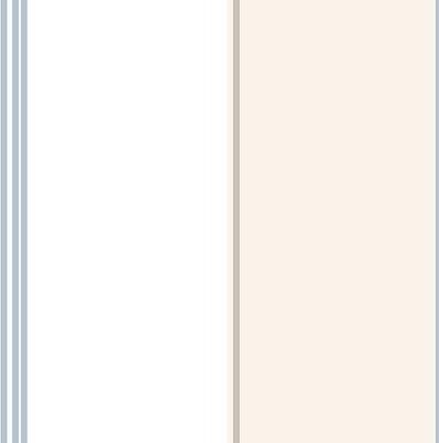 Pure Stripe Lancaster 32.7 Ft. x 20.5 In. Vinyl Baby Blue Pinstripe Wallpaper Covering