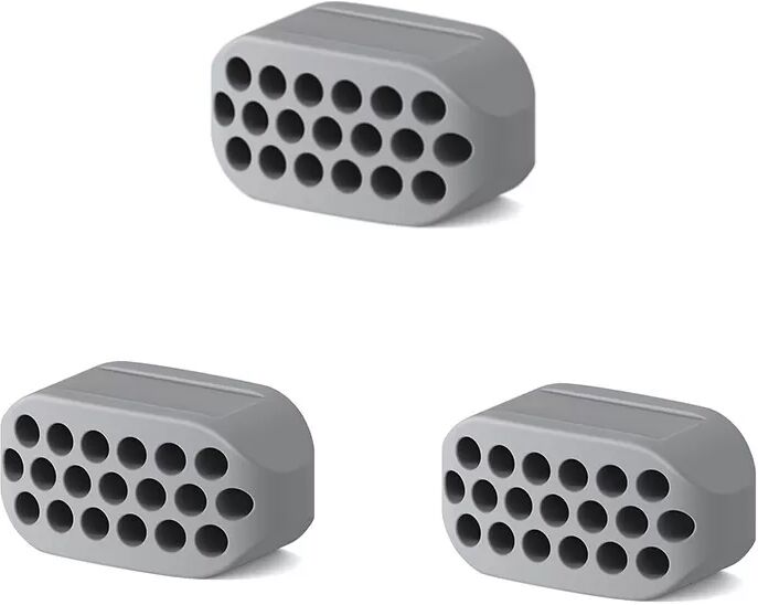 INF Kiefertrainer Silikon 3er-Pack Grau
