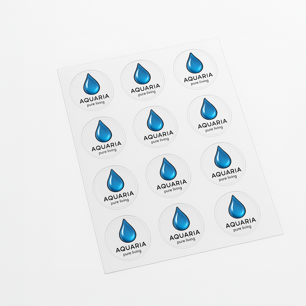 Pixartprinting Stickers transparentes efecto limpio