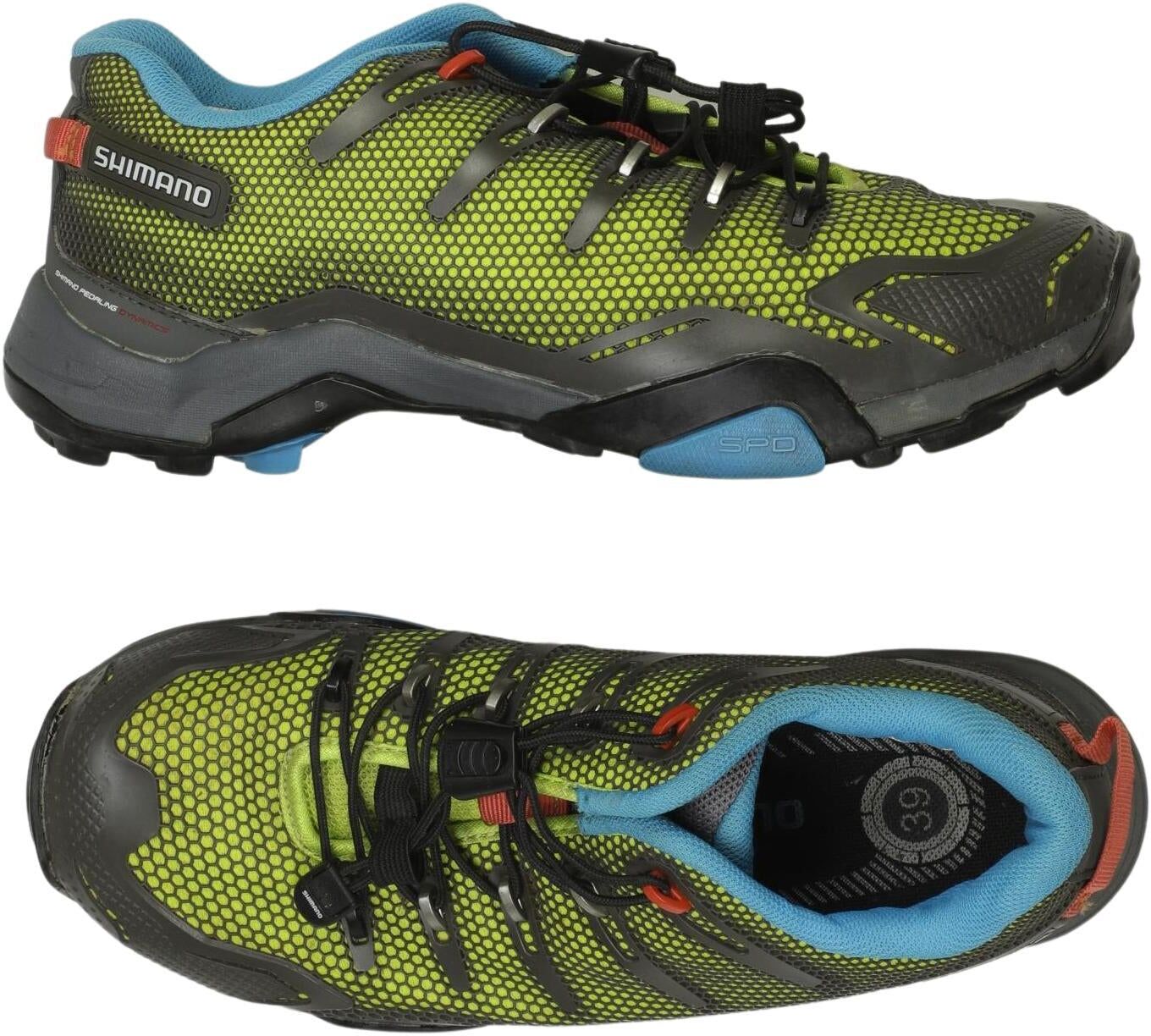 Shimano Damen Halbschuh, Neon, Gr. EU 39, Leder - Second Hand