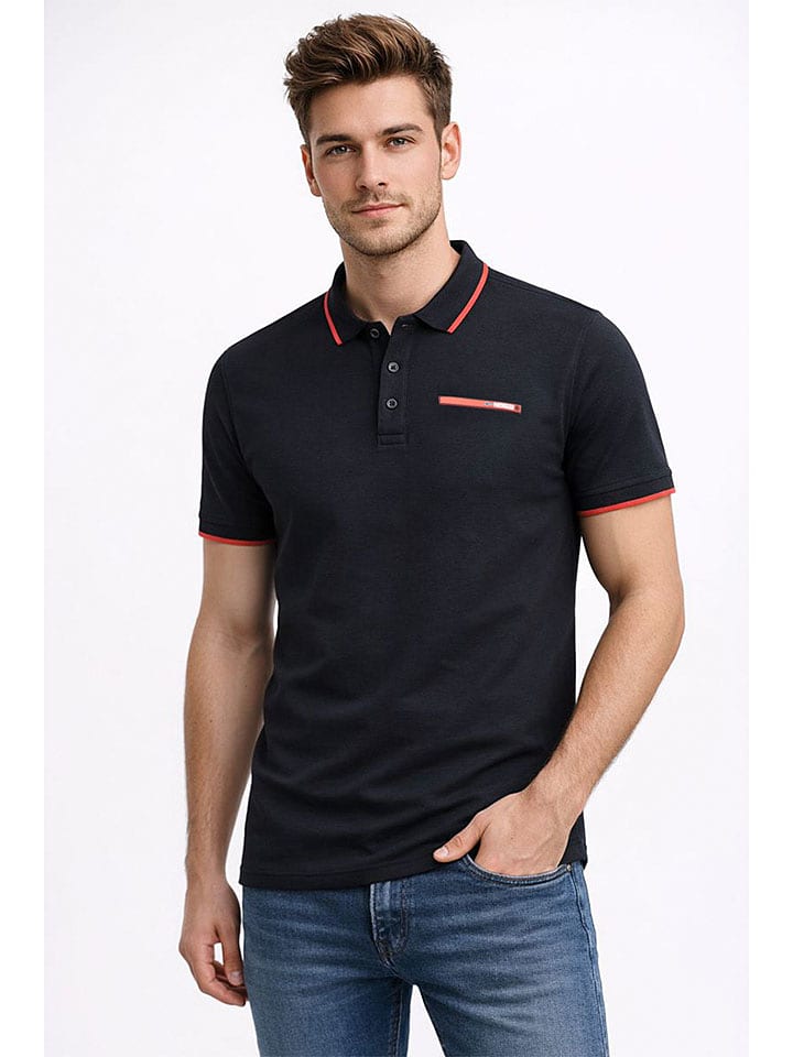 Geographical Norway Poloshirt "Karem" in Schwarz - XXL