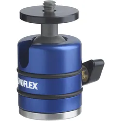 Novoflex Ball 19P, Kugelneiger mit Auflageteller, Panorama (Kugelkopf), Stativkopf, Grau