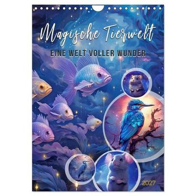 Magische Tierwelt (Wandkalender 2027 DIN A4 hoch), CALVENDO Monatskalender