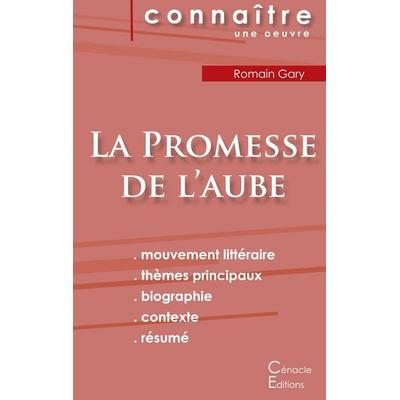 Fiche de lecture La Promesse de l'aube de Romain Gary (Analyse littéraire de référence et résumé complet), Taschenbuch von Romain Gary, Les éditions