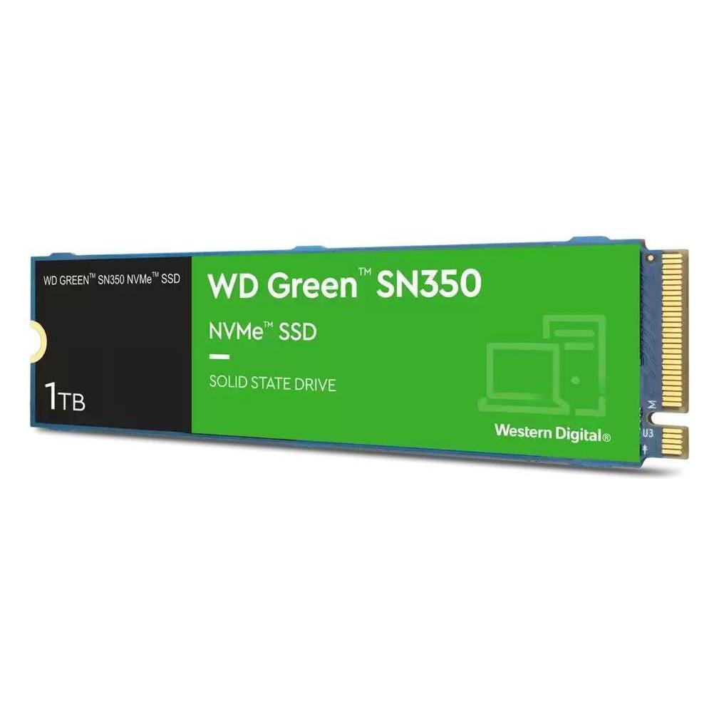WD Green SN350 NVMe SSD 1TB M.2 2280 PCIe Gen3 8Gb/s (1000 GB, M.2 2280) (66962050)