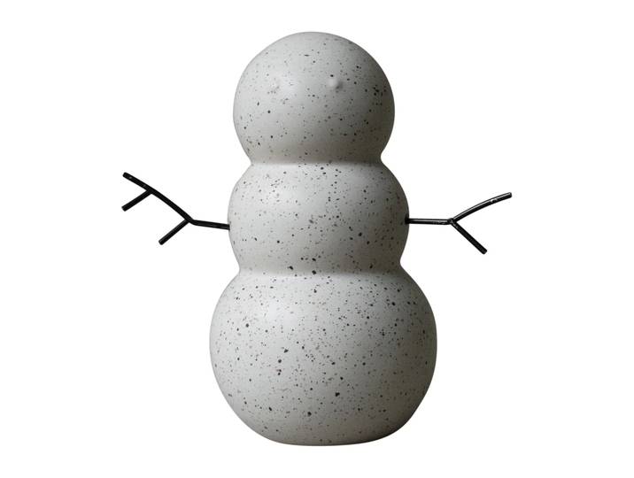DBKD Décoration de Noël Snowman 16,5 cm Mole dot