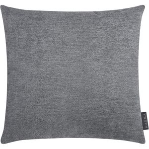 Magma-Heimtex Sofakissen Alfa, anthrazit, mit Bezug in Velouroptik, 45x45 cm