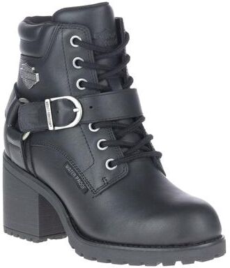 "Harley-Davidson Howell 5"" Lace - Womens 6 Black Boot Medium"