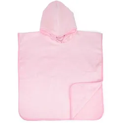 The One Towelling Kinder Baby Poncho Baby-Badetuch Baby Poncho light pink one size