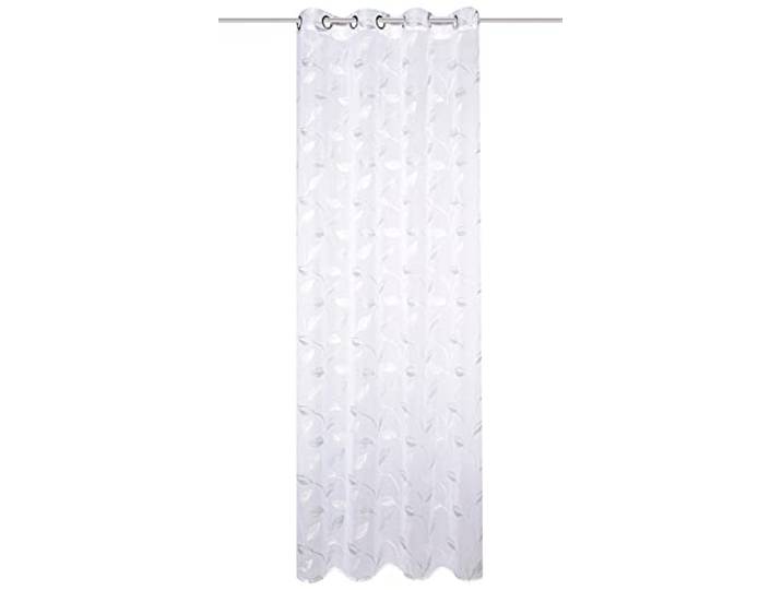 Home Fashion / Fertigschal Leinenstruktur Bestickt, Abschluss gesäumt, Renato 053320-6805 GRÖSSE 245 X 140 cm/GRÜN