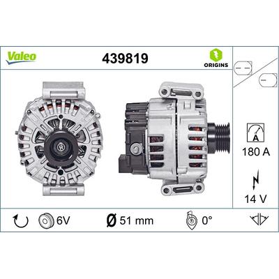 VALEO Generator NEW ORIGINAL PART 439819 für Mercedes