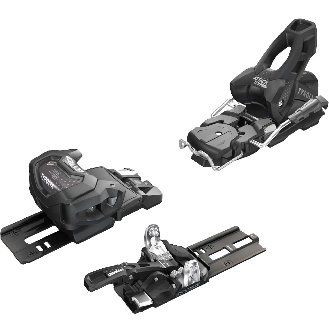 Tyrolia Attack Hybrid 11 MN/PT solid black/silver