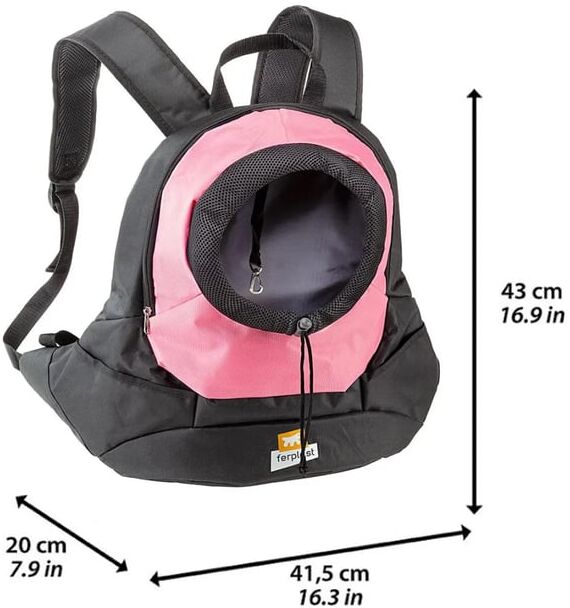 Ferplast Mochila De Viaje Kangoo Large Rosa