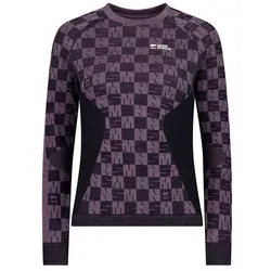 Mons Royale, Damen, Funktionsshirt, Ascender Merino Seamless Long Sleeve (XS), Schwarz, Violett