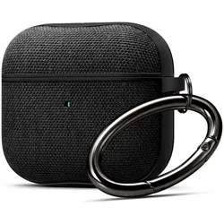 Spigen Urban Fit Case – Polycarbonathülle True-Wireless Kopfhörer, kabelloses Laden, Schlüsselanhänger
