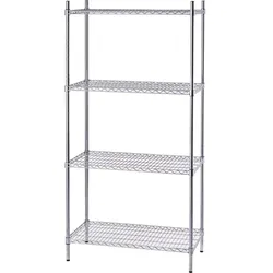 Stalgast Lagerregal aus Chromstahl 610x455x1800 mm (BxTxH) (LT0831061)