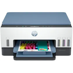 HP Smart Tank 6006 (Tintenpatrone, Farbe), Drucker, Blau, Weiss