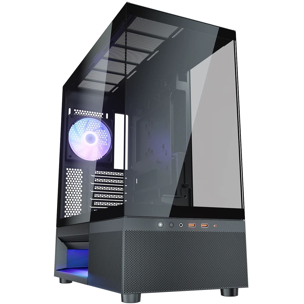 Cougar Gehäuse Midi-Tower CFV220, ARGB, Glas, Schwarz