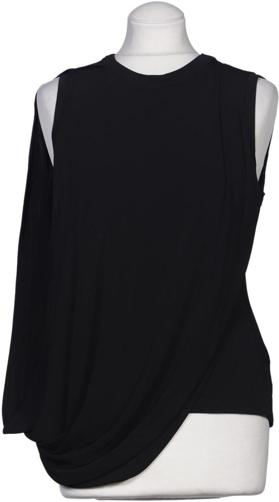 Reiss Damen Bluse, Schwarz, Gr. M, Viskose - Second Hand