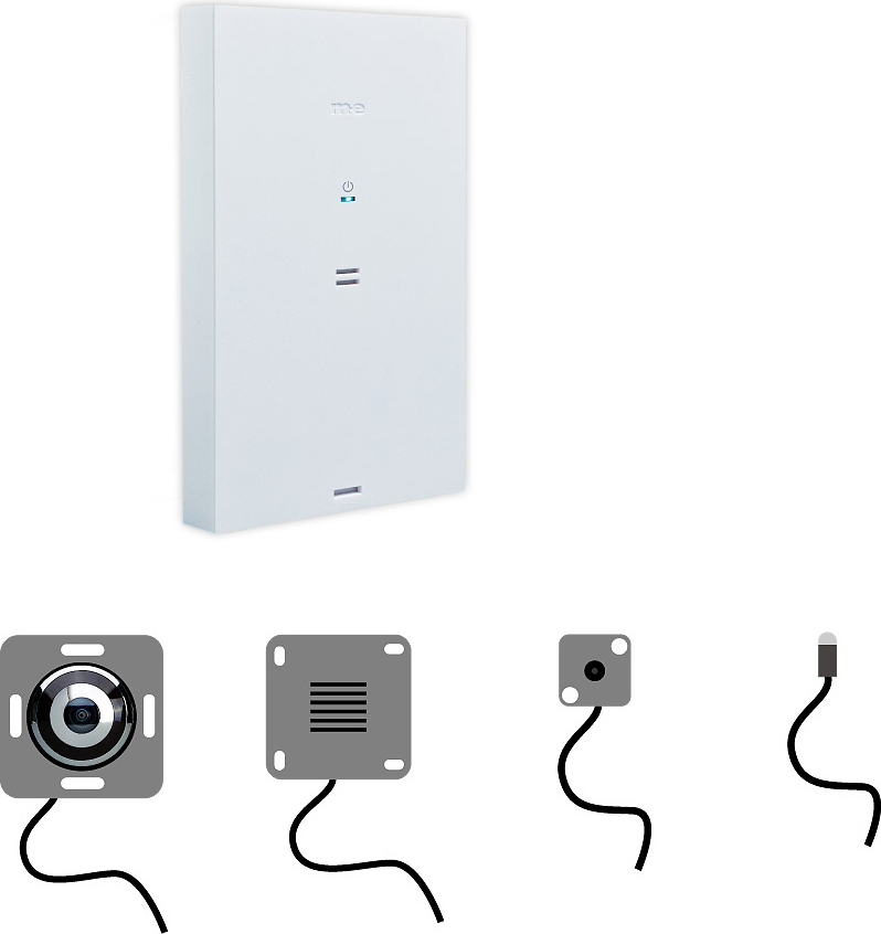 M-E MODERN-ELECTRONICS Vistus, Vistadoor VDV-B90 40940 Türsprechanlage Türsprechanlagen-Modul