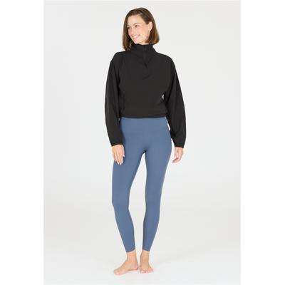 Outdoorjacke ATHLECIA "Sharma", Damen, Gr. 44, schwarz, 90% Polyamid, 10% Elasthan, unifarben, normal, hoch geschlossener Ausschnitt, Jacken Outdoorjacke, aus atmungsaktivem Material