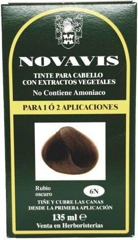 Novavis Farbstoff mit Pflanzenextrakten 135 ml 6N Dunkelblond