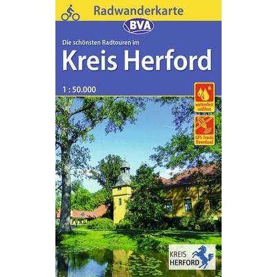 BVA Radwanderkarte Kreis Herford 1:50.000, Sonstige von , KOMPASS Freytag & Berndt, 978-3-87073-890-7