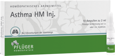 Homöopathisches Laboratorium Alexander Pflüger GmbH & Co. KG ASTHMA HM Inj.Ampullen 10X2 ml 01876740