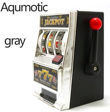 Multisell Products Hub Aqumotic Coin Piggy Bank Slot Machine, Deposit Money Retrievable, Lucky Machine For Parties, Saving Box With No Lights silver