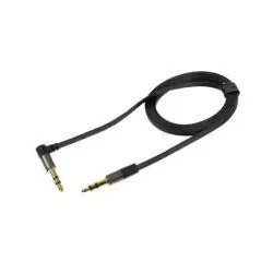 Dietz LA_38899 Klinkekabel abgewinkelt mit 3.5mm Stecker vergoldet, AUX, 120cm