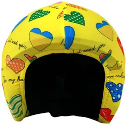 Coolcasc Coolprint Amour (Kopfhörer Hülle), Kopfhörertasche + Schutzhülle, Gelb
