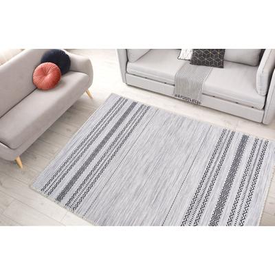 Teppich ARTE ESPINA "Maya 100", grau, B:120cm H:5mm L:170cm, Polyester, Teppiche, Teppich
