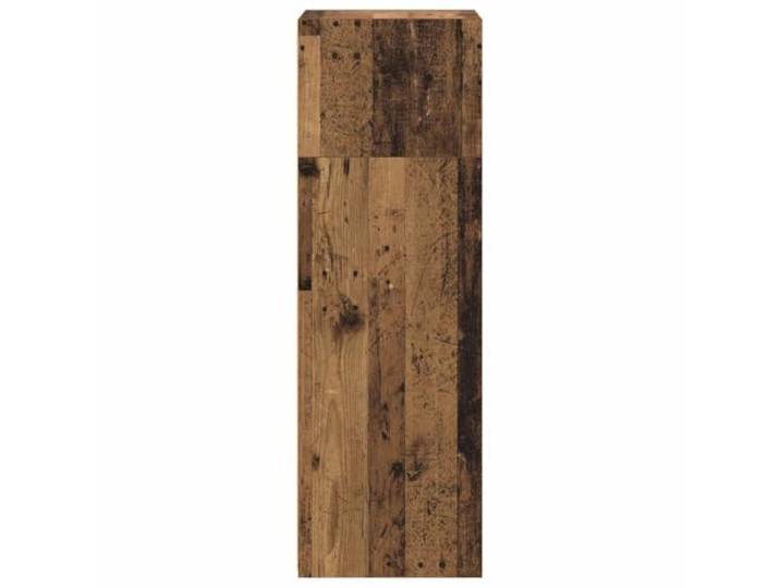 KTHLBRH Anrichte aus antikem Holz, 50 x 41 x 124 cm, Ingenieurholz 3 Regale, Wohnzimmerschrank, modernes Design, pflegeleicht
