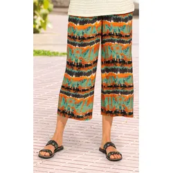 Viskose-Hose in Druck orange in Größe 38 von DW-Shop, Orange, 38