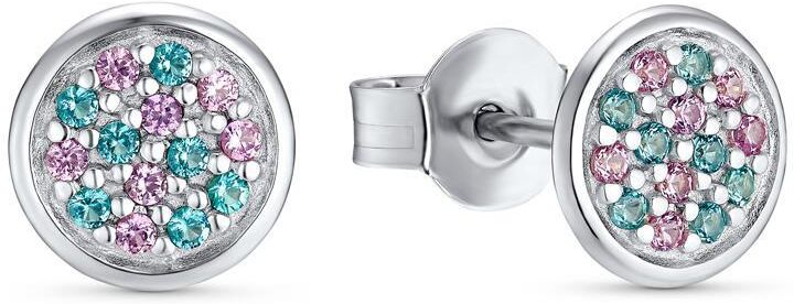 Prinzessin Lillifee Mädchen Ohrstecker aus Sterlingsilber mit Zirkonia silber