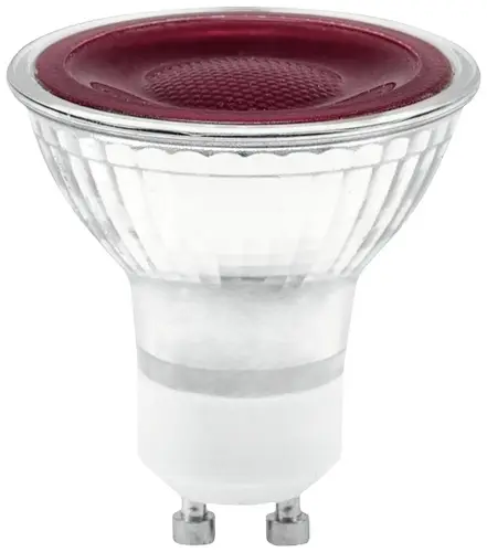 Omnilux LED Lichteffekt Leuchtmittel 230V GU10 7W Rot