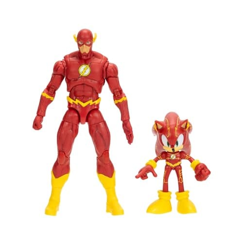 Jakks Pacific Sonic the Hedgehog & The Flash actiefiguren multipack, Sonic x DC Collectibles