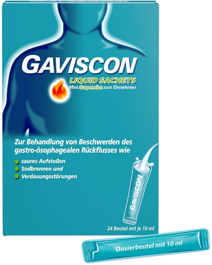 Gaviscon Liquid Sachets Beutel 24 St 24 St Beutel