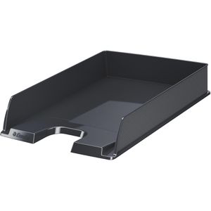 Esselte Briefablage VIVIDA, 623605, A4, schwarz, stapelbar, Kunststoff