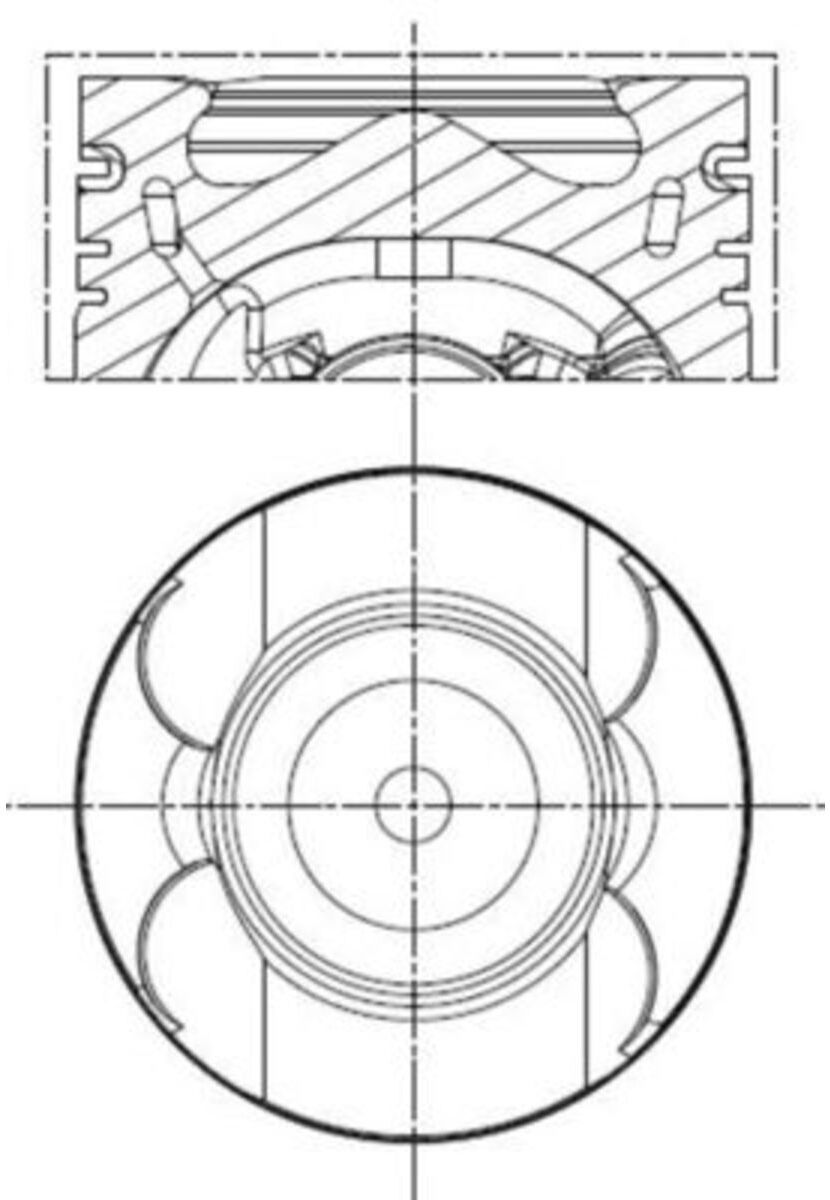 Mäntä Mahle 001 Pi 00133 001