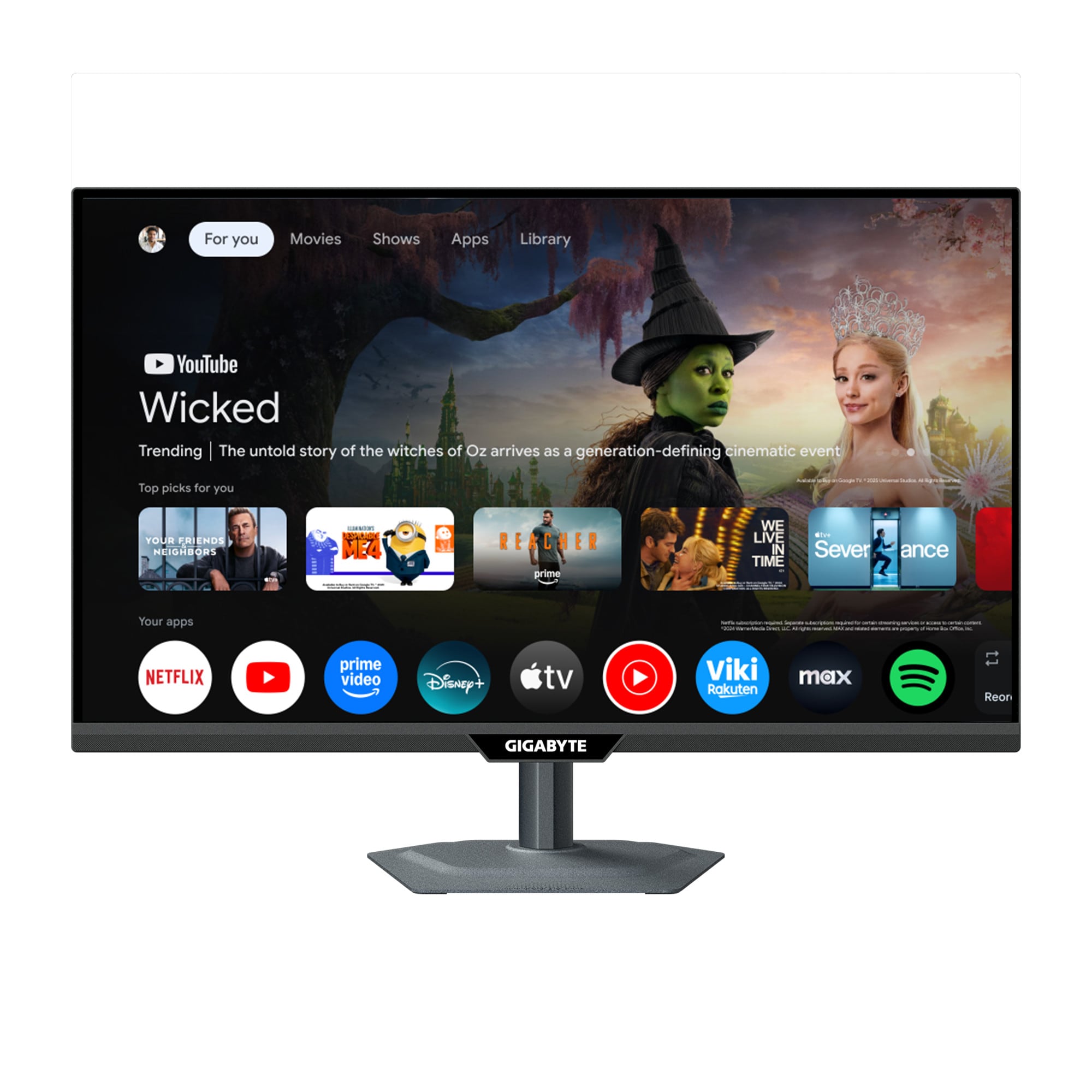 GIGABYTE M27QS 27 Zoll WQHD Fast IPS Panel 16:9 180 Hz Monitor