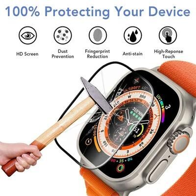Uplifted Goods 3D Curved Smartwatch Shielding Interface ultra ultra 2 49mm 3pcs