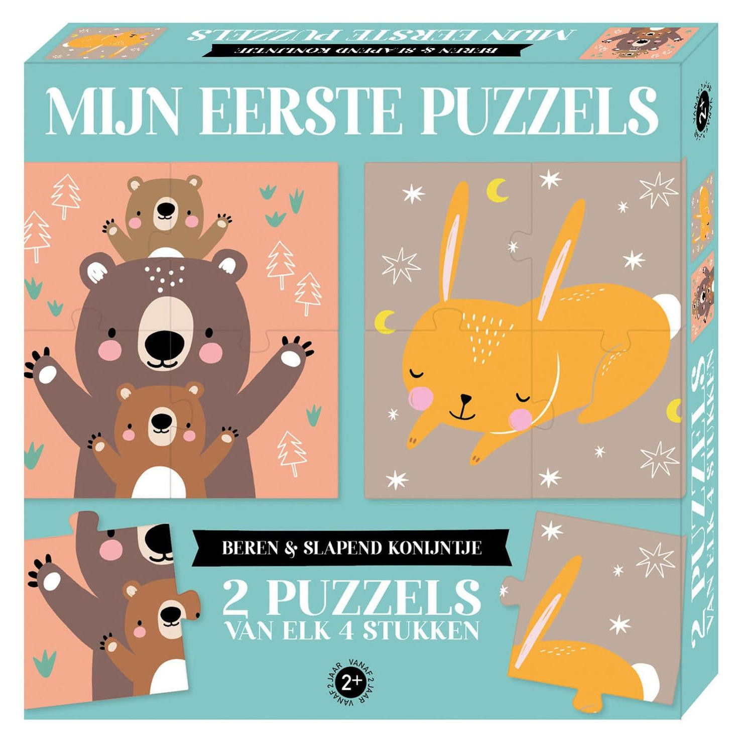Nijntje Mijn eerste puzzels – Slapende beren, 2x4 stukjes
