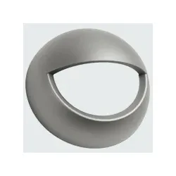ESYLUX MD-W Abdeckkappe, Edelstahl-Optik