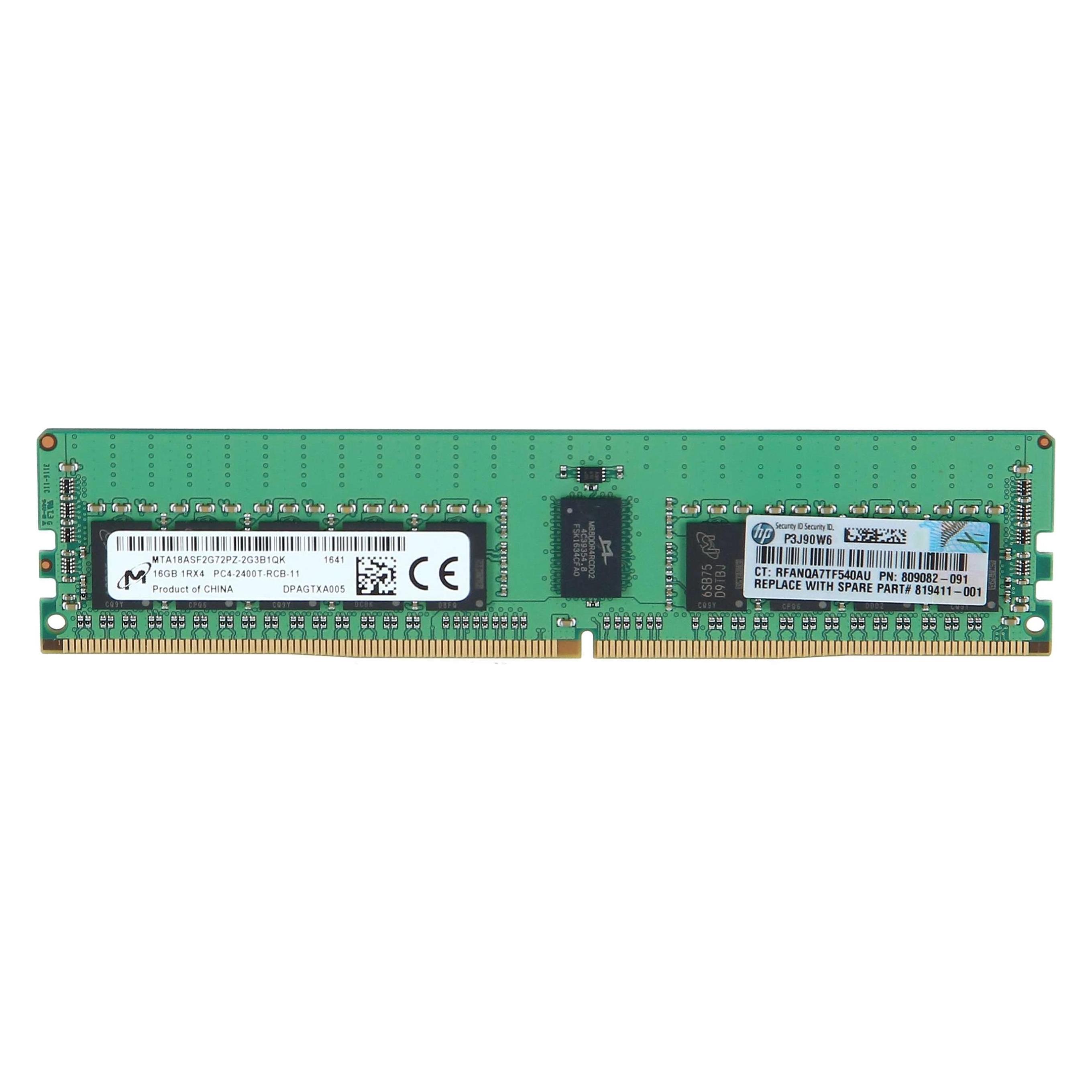 HPE 809082-091 (1 x 16GB, 2400 MHz, DDR4-RAM, DIMM) (809082-091)