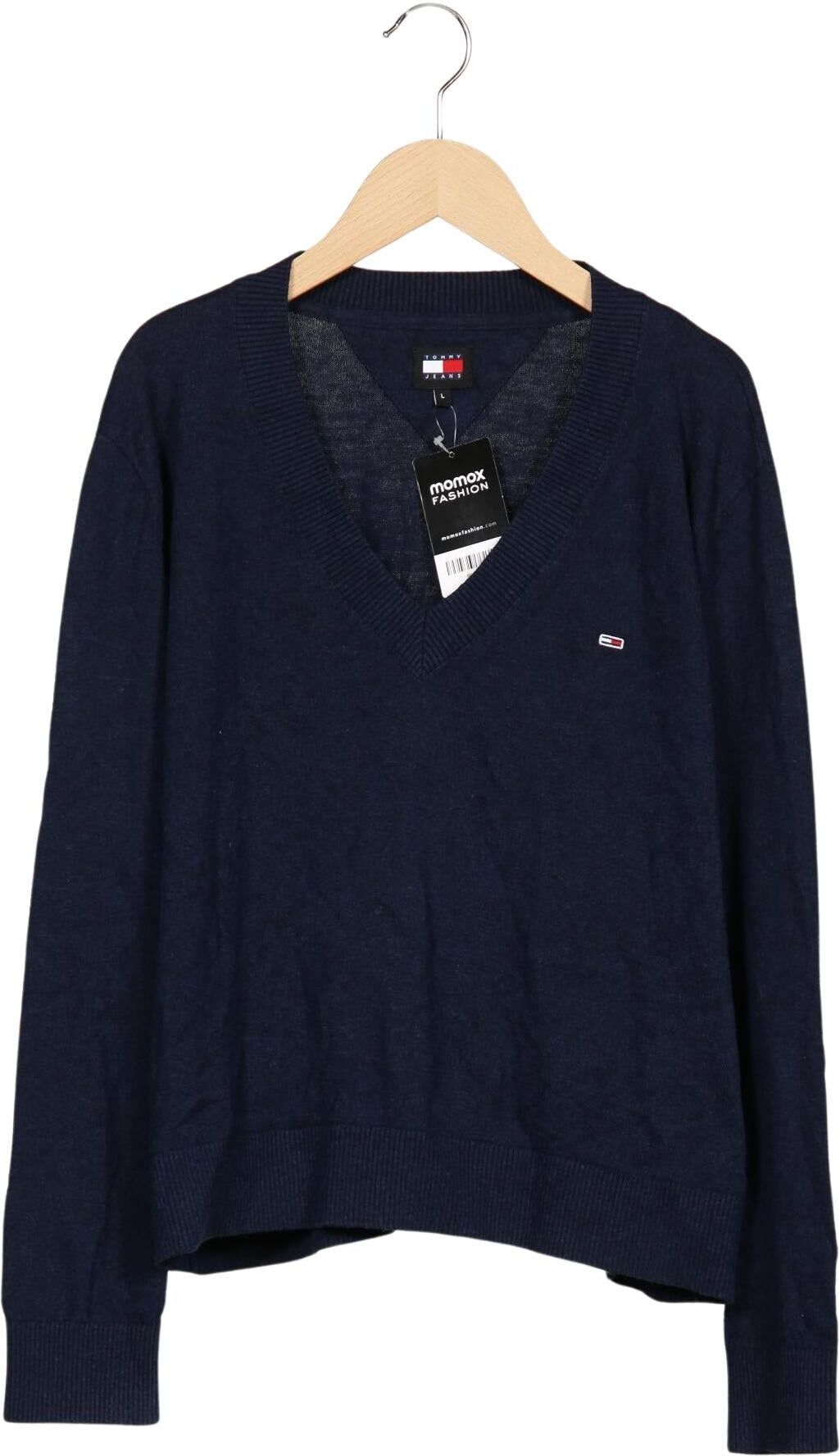 Tommy Jeans Damen Pullover, Marineblau, Gr. L, kein / Etikett - Second Hand