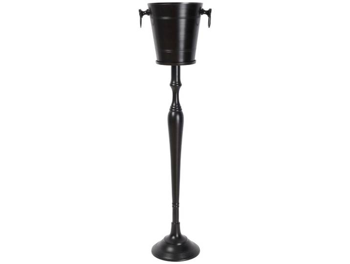 Weinkühler, Schwarz, Metall, 108 cm, Barzubehör & Weinzubehör, Weinkühler