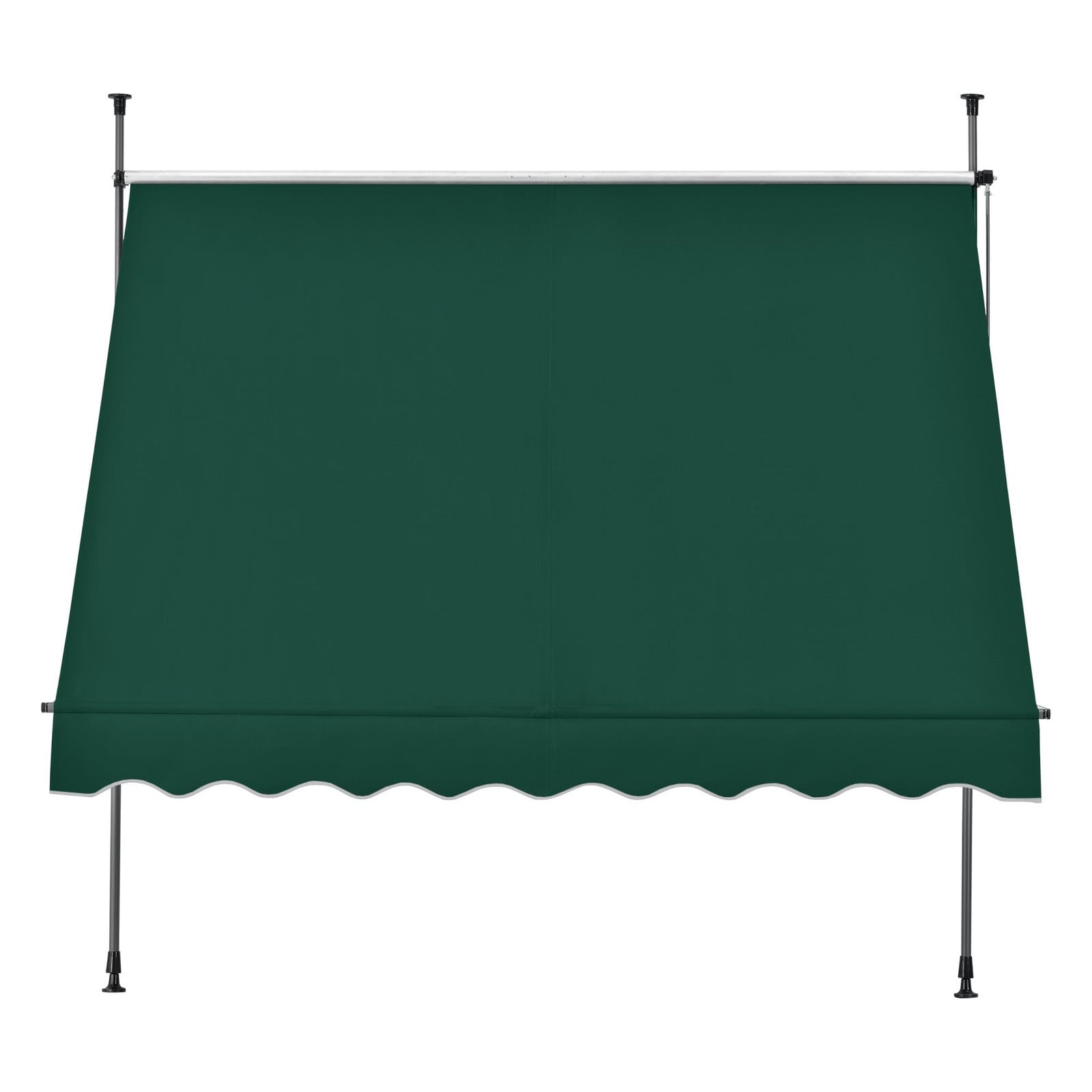 Famanu Klemmarkies Gayle Uitschuifbare Markies Donkergroen 400 x 120 cm