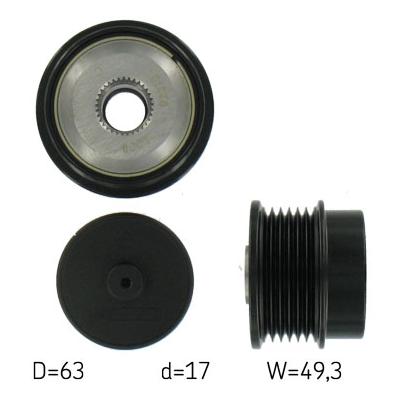 SKF Generatorfreilauf VKM 03303