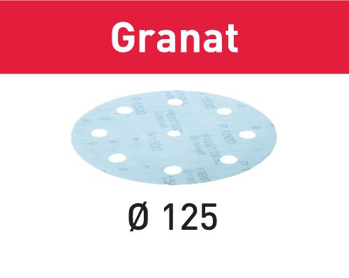 Festool Schleifscheibe Granat STF D125/8 P800 GR/50 497179
